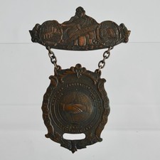 Antique American Federation of Labor Flour City Medal Pin  picture