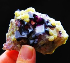 87 g of Phantasmal Fluorite Cubic Fluorite Specimen, from Inner Mongolia, China picture