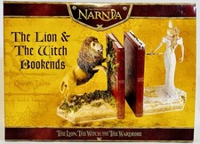 Weta Aslan And White Witch Chronicles Of Narnia Bookends Resin Figures MPN 10887 picture