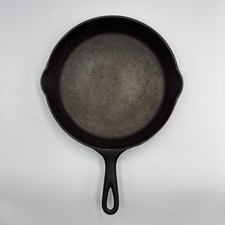 Griswold Victor No.9 Cast Iron Skillet Heat Ring 728 Restored No Spin No Wobble picture