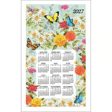 Kay Dee Designs, Butterfly Garden 2027 Calendar Towel picture