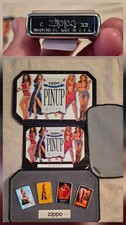 1996 Zippo Salutes Pin Up Girls Four Seasons 4 lighter Gift Set  Complete /Case  picture