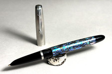 LImited Edition Parker 51 Fountain Pen Abalone Mother-of-Pearl overlay Raden picture