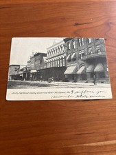 MT. CARMEL PA  1907 Antique Postcard North Oak Street - Commercial Hotel picture