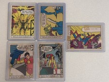 1966 Donruss Marvel Super Heroes Lot 44 16 14 53 55 Five Cards Good Condition picture