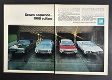Pontiac GTO Chevelle SS 396 Buick GS 400 Olds 442 1968 Org 2-Page Poster Type Ad picture