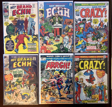 Vintage 1967-74 MARVEL HUMOR LOT NOT BRAND ECHH ARRGH CRAZY ROY THOMAS AUTO picture