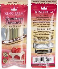 King Palm | Mini | Strawberry Shortcake | Organic Prerolled Palm Leafs | 2 Rolls picture
