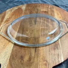 PYREX Clear Glass Lid #943C - Fits PYREX #043 1.5 QT Oval Casserole Dishes picture