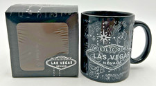 Las Vegas Graffiti ABC Stores Ceramic Coffee Mug Cup Black White NEW In Box picture