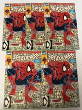 Spiderman #1 x5 Copies 1990 Green Cover A Marvel Torment Todd Mcfarlane *Q10 picture
