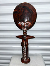 Hand Carved African Fertility Doll Figure Wood Sculpture Handmade- Message pick picture