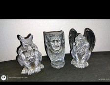 HALLOWEEN GARGOYLE STATUES LATEX MOLD CONCRETE/PLASTER dracula picture