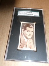 HTF SGC 7 84 1935 Godfrey Phillips Card #28 Clark Gable Stage and Cinema Beautie picture