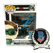 Johnny Galecki Signed Auto The Big Bang Theory Funko Pop 836 BAS Beckett Leonard picture