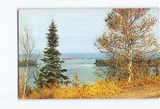 Postcard Grand Marais on M26 Copper Country Upper Peninsula Michigan Trees View picture
