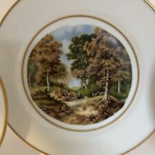 Vintage Holland Country 8” Decorative Wall Plates by L C van Hunnik Set Of 3 picture