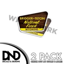Bridger–Teton National Forest Wyoming Decals 4