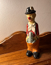 Vintage Ceramic Belly Clown Planter Naughty Funny Kitsch 1970s Retro picture
