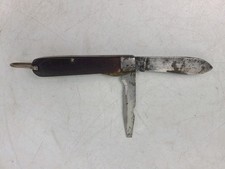 Vintage Boker Two Blade Brown Pocket Knife picture