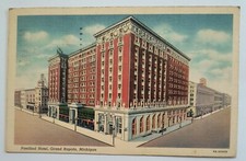 Grand Rapids MI Michigan Pantlind Hotel Vintage 1941 Postcard K2 picture