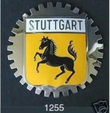 STUTTGART BADGE GERMANY CAR BADGE COAT OF ARMS picture