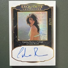 ***2025 James Bond Black Diamond 55/99 Caterina Murino as Solange Auto EA-MU*** picture