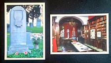 Lot of 2 Keats Shelley Memorial House Rome Italy Postcards picture