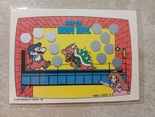 1989 Topps Nintendo Super Mario Bros. Bowser Rookie Card? Scratch-Off Screen 10  picture