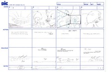 Sonic Underground Huge Hand-Drawn Production Storyboard 1999 from DIC Pg 32 picture