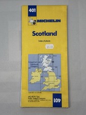 Maps - Scotland. Michelin Map 401: Great Britain—Scotland. 1986 picture