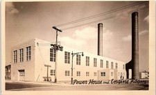 Vintage Postcard Power House and Engine Room Industrial RPPC picture