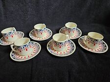 vintage espresso cup set made in Greece picture
