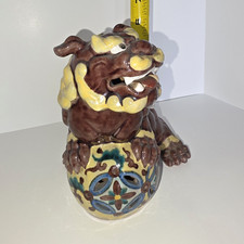 Vintage Japanese Kutani porcelain Shishi (Foo Dog, Komainu Or guardian lion) picture