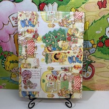 Rare Vintage Strawberry Shortcake Christmas Holidays Wrapping Paper Gift Wrap picture