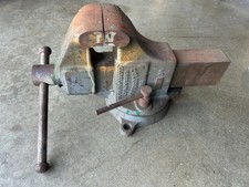 Vintage Columbian No. 603-1/2 Swivel Base Bench Vise USA Heavy Duty Antique picture