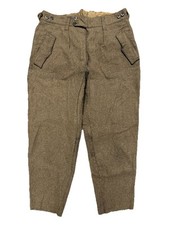 Vintage German Military Wool Cargo Pants Mens 34x25 Konfeksjons-Eksport Army Vtg picture