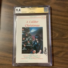 A CALIBER CHRISTMAS #1 (1989) - CGC SS 9.4- JAMES O'BARR SIGNED CROW APP picture