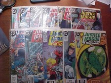 11 Vintage Justice League Europe ~ NOS. 2 - 11 & NO, 13 ~ PERFECT CONDITION picture