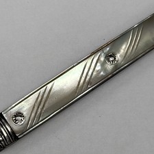 Fantastic Late 1700S Early 1800S Georgian Colonial Era Pearl Handle Pocket Knife picture