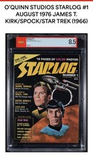 PSA 8.5 Graded Star Trek Starlog Magazine Premier Issue #1 August 1976 Vintage  picture