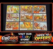 1962 Topps (9) Different #63-74 Civil War News Vintage Card Lot  *CgC605* picture
