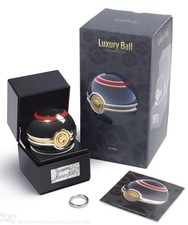 Pokemon Luxury Ball The Wand Company Official Replica Figure Black Pokeball picture