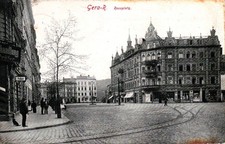 Gera/Reuss, Rossplatz, field post 1918 from Gera to Frankfurt/Main picture