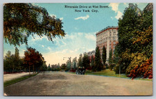 c1910s Riverside Dr 91st St NYC American Art Antique Postcard picture