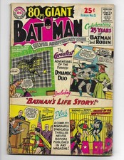 Eighty Page Giant 5 1964 DC Comics VG- 3.5 80 Pg Giant Catwoman Joker Batman picture