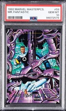 Mr. Fantastic 1992 Skybox Marvel Masterpieces #59 PSA 10 - Jusko Four #1 1st App picture