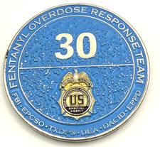 G19 DEA El Paso Fort Fentanyl Narcotics Drugs Police Challenge Coin picture