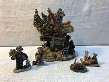 Boyds Bearly Built Villages Mr Penny Pinchers Collectible Shop + Acc 19023 19523 picture