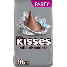 HERSHEY'S KISSES Milk Chocolate Candy Bulk Party Pack, 30 Ounce (Pack of 1) picture